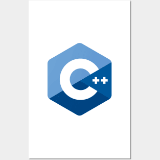 C++ logo Posters and Art